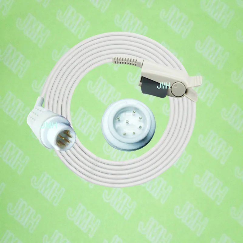 Compatible with 7 PIN Mindray T5/T6/T8 Oximeter monitor the adult finger Nellcor clip spo2 sensor,with M.S Tech.
Compatible with 7 PIN Mindray T5/T6/T8 Oximeter monitor the adult finger Nellcor clip spo2 sensor,with M.S Tech.