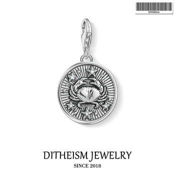 Zodiac Sign Cancer Charms Pendant,2018 Fashion Jewelry 925 Sterling Silver Trendy Gift For Women Men Fit Bracelet Necklace Bag
Zodiac Sign Cancer Charms Pendant,2018 Fashion Jewelry 925 Sterling Silver Trendy Gift For Women Men Fit Bracelet Necklace Bag