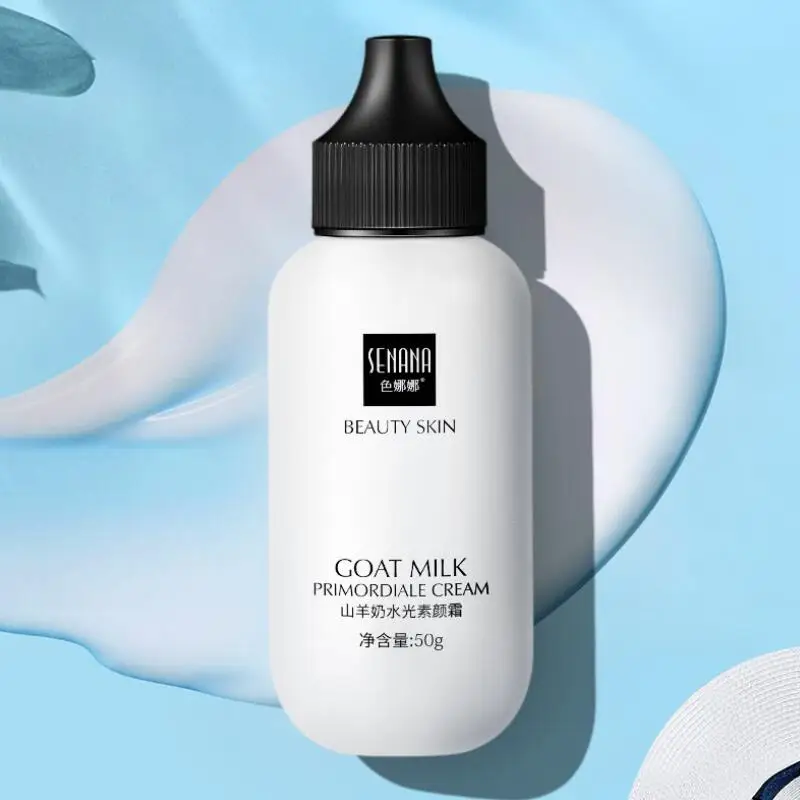Natural Primer Goat Milk Base Face Cream Water Light Isolated Concealer Refreshing Brighten Make up Cosmetics
Natural Primer Goat Milk Base Face Cream Water Light Isolated Concealer Refreshing Brighten Make up Cosmetics