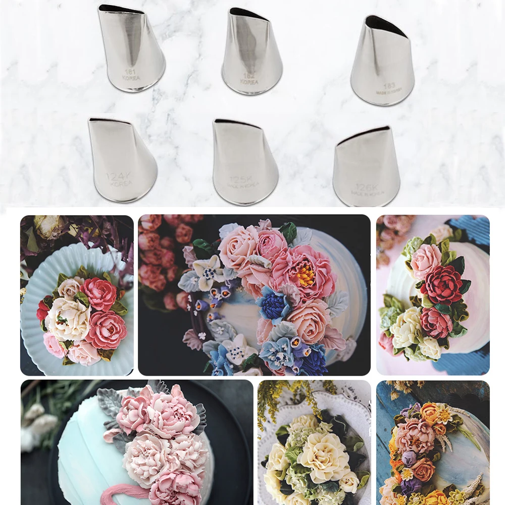 Korea Petal Cake Tip Decorating Tip Nozzle Icing Piping Tip 124K 125K 126K 181 182 183
Korea Petal Cake Tip Decorating Tip Nozzle Icing Piping Tip 124K 125K 126K 181 182 183