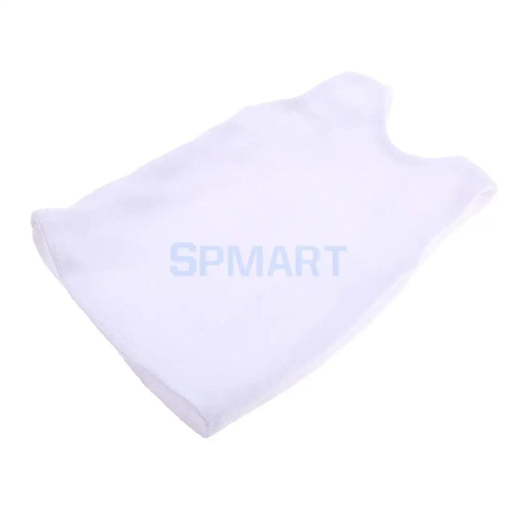 1/6 Mens White Vest T-shirt Tops Sleeveless Clothes for 12 1/6 Mens White Vest T-shirt Tops Sleeveless Clothes for 12