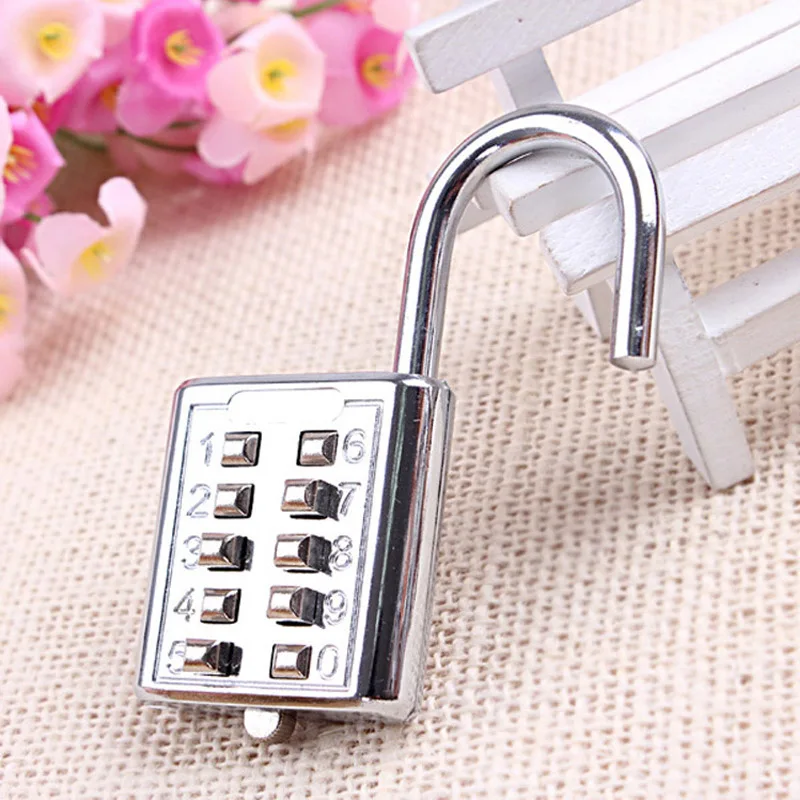 Combination Number Hardware 5 Digit Push Button Home Improvement Luggage Travel Padlock Hasps Locks Code Lock
Combination Number Hardware 5 Digit Push Button Home Improvement Luggage Travel Padlock Hasps Locks Code Lock