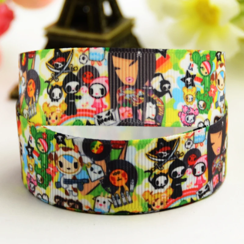 7/8'' (22mm) Tokidoki Cartoon Character printed Grosgrain Ribbon party decoration satin ribbons X-01216 OEM 10 Yards
7/8'' (22mm) Tokidoki Cartoon Character printed Grosgrain Ribbon party decoration satin ribbons X-01216 OEM 10 Yards