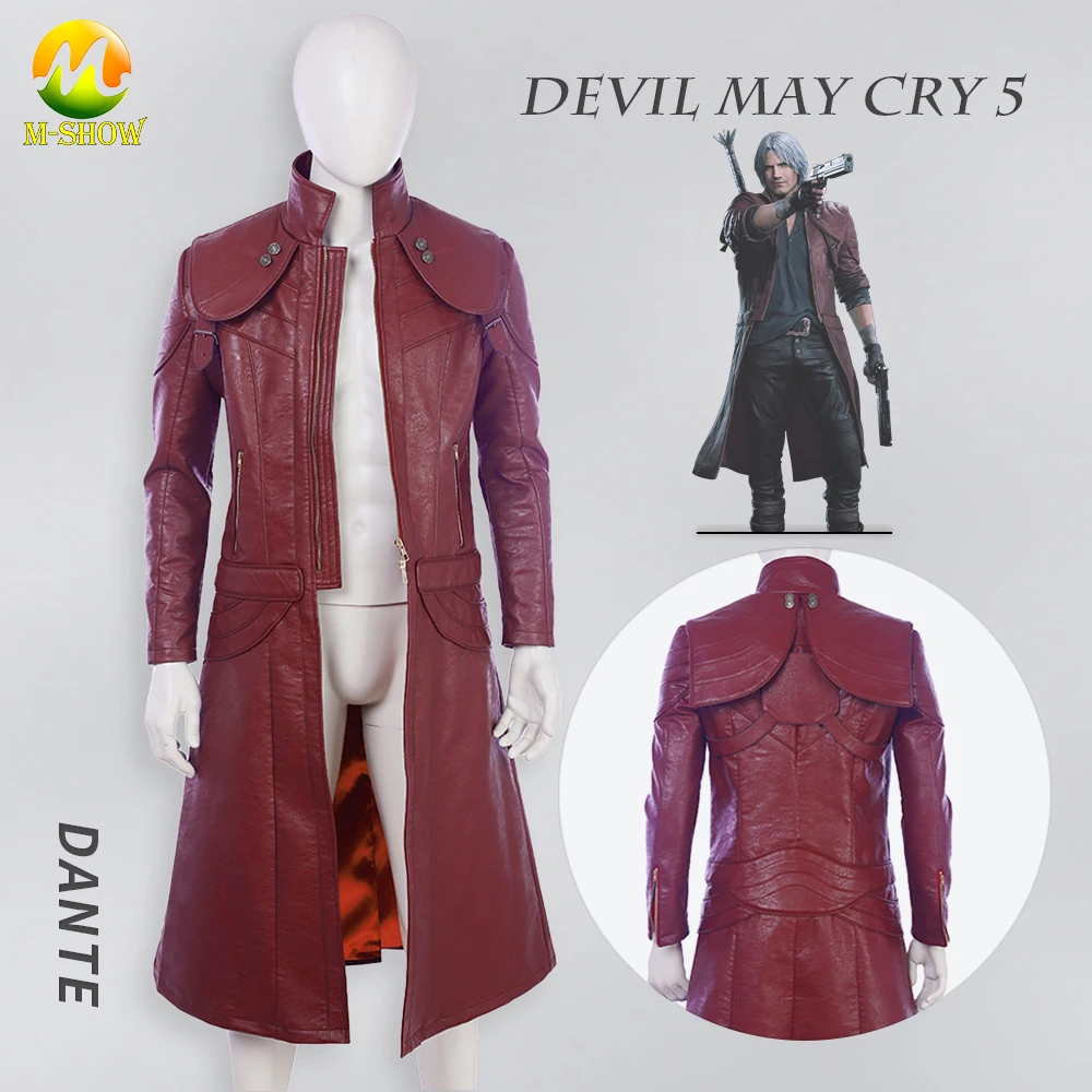 Devil May Cry 5 Dante Cosplay Costume Dante Cosplay Red Leather Jacket Halloween Costumes For Men Custom Made
Devil May Cry 5 Dante Cosplay Costume Dante Cosplay Red Leather Jacket Halloween Costumes For Men Custom Made
