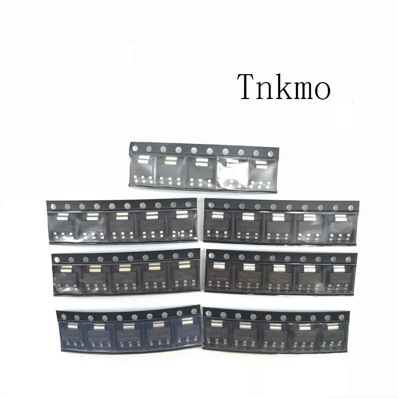 35pcs 7Kinds Each 5pcs AMS1117-1.2V/1.5V/1.8V/2.5V/3.3V/5.0V/ADJ Voltage Regulator Tube Stabilization Pack Assorted Kit
35pcs 7Kinds Each 5pcs AMS1117-1.2V/1.5V/1.8V/2.5V/3.3V/5.0V/ADJ Voltage Regulator Tube Stabilization Pack Assorted Kit