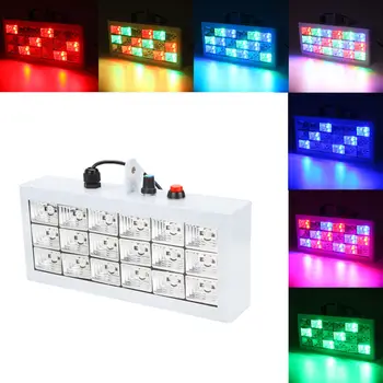 Voice Control DJ Club Disco KTV Party Bar Lamp 18 RGB LED Strobe Light Projector Stage Lighting Effect
Voice Control DJ Club Disco KTV Party Bar Lamp 18 RGB LED Strobe Light Projector Stage Lighting Effect