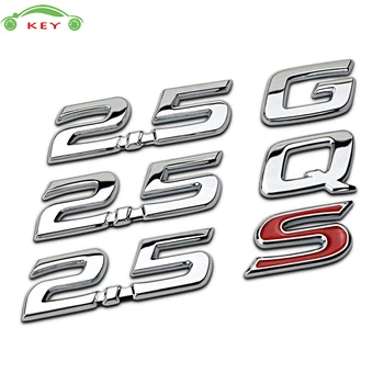 for Toyota Camry Nissan X-TRAIL Metal Car Sticker 2.5 2.5G 2.5Q 2.5S Auto Modified Letter Rear Badge Trunk Number Emblem Decal
for Toyota Camry Nissan X-TRAIL Metal Car Sticker 2.5 2.5G 2.5Q 2.5S Auto Modified Letter Rear Badge Trunk Number Emblem Decal