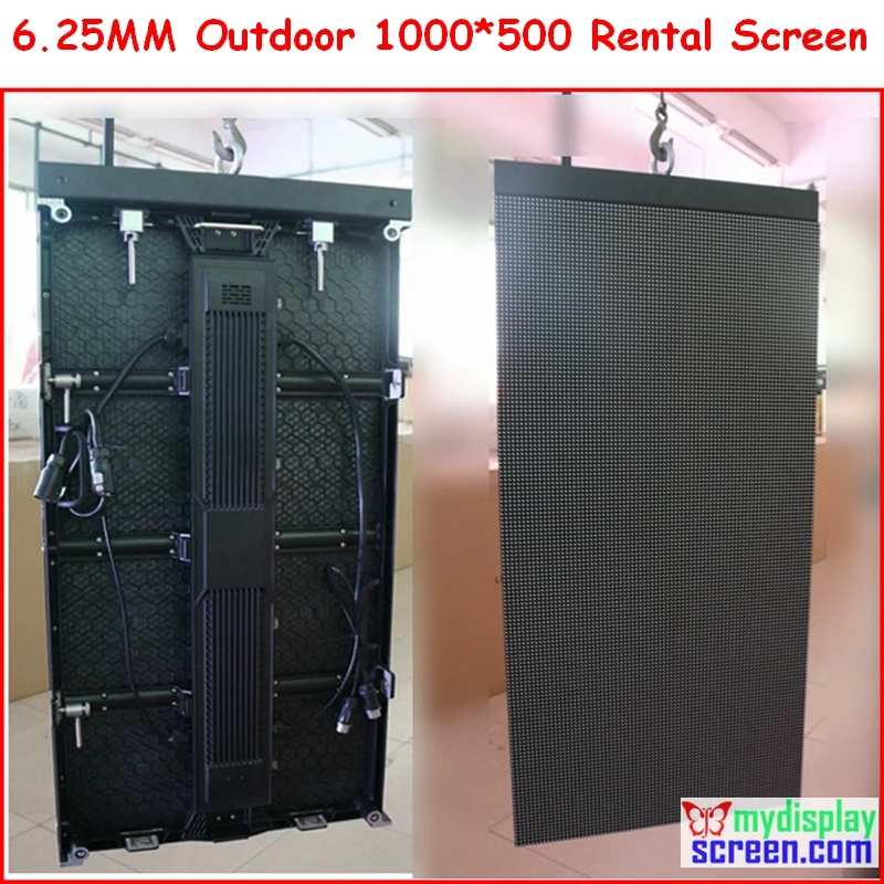 6.25mm outdoor rental display,high brightness 6500nits, 500mm*1000mm,full color rental die-casting for event
6.25mm outdoor rental display,high brightness 6500nits, 500mm*1000mm,full color rental die-casting for event