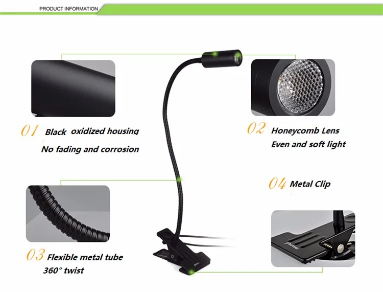 Best clamp reading lamp