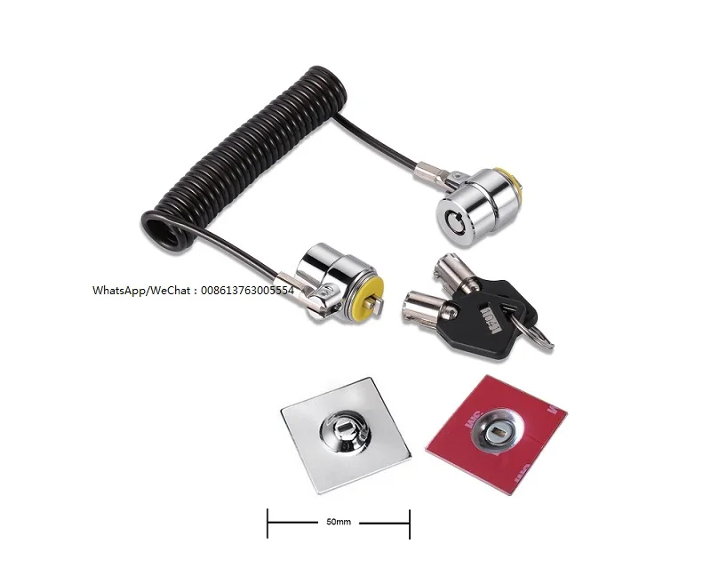 zinc alloy laptoptabletcell phone cable lock