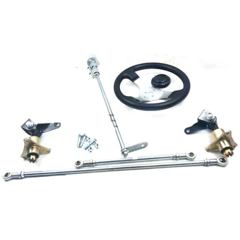 168CC GO KART KARTING ATV Front Steering Wheel Knuckles column Studs Universal Joint Tie Rods
168CC GO KART KARTING ATV Front Steering Wheel Knuckles column Studs Universal Joint Tie Rods