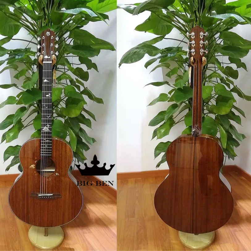 41inch OM Open chords top solid mahogany wood acoustic guitar, rosewood fingerboard open tuning peg Bovine bone nut folk guitar
41inch OM Open chords top solid mahogany wood acoustic guitar, rosewood fingerboard open tuning peg Bovine bone nut folk guitar