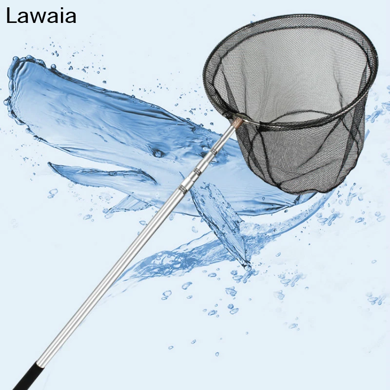 Lawaia Fishing Net Fish Landing Net Fordable Collapsible Telescopic Pole Handle Fish Catching or Releasing
Lawaia Fishing Net Fish Landing Net Fordable Collapsible Telescopic Pole Handle Fish Catching or Releasing