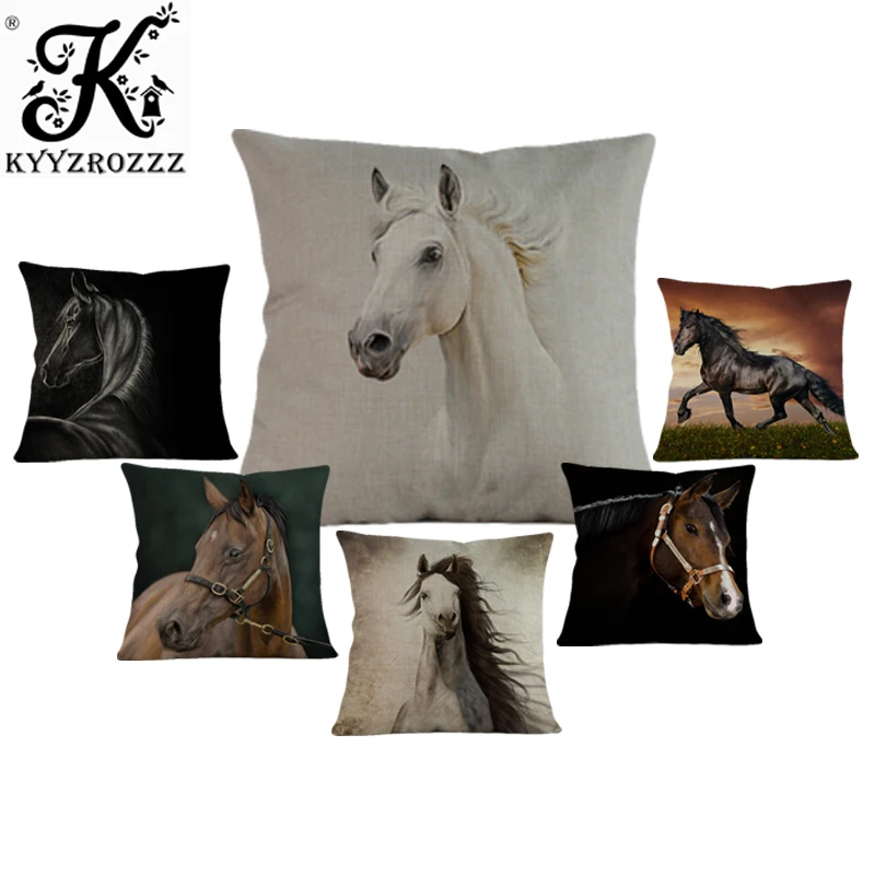 World Horse Breeds Thoroughbred horse Arabian horse pillow case Equestrian enthusiasts home sofa decoration cushion cover
World Horse Breeds Thoroughbred horse Arabian horse pillow case Equestrian enthusiasts home sofa decoration cushion cover