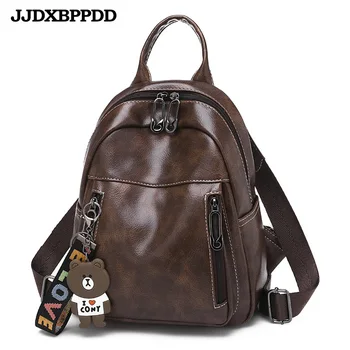 grils backpacks women backpack school bags students retro backpack ladies women's travel bags leather package brown black
grils backpacks women backpack school bags students retro backpack ladies women's travel bags leather package brown black