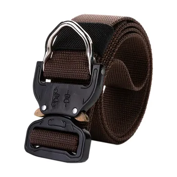 Tactical Belt Military Nylon Men's Metal Buckle Police Outdoor Heavy Duty Training Belt Hunting Long Waist Belt Canvas #L20
Tactical Belt Military Nylon Men's Metal Buckle Police Outdoor Heavy Duty Training Belt Hunting Long Waist Belt Canvas #L20