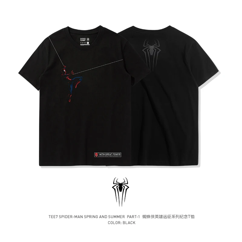 TEE7 Men 3d t shirt movie Spider-man hero expedition series Male Cotton Fashion Blouse Print Slim Tee Shirt Homme Gift
TEE7 Men 3d t shirt movie Spider-man hero expedition series Male Cotton Fashion Blouse Print Slim Tee Shirt Homme Gift