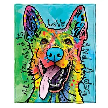 Love and a Dog German Shepherd Fleece Throw Custom Soft Blanket Mexican Blanket Christmas
Love and a Dog German Shepherd Fleece Throw Custom Soft Blanket Mexican Blanket Christmas