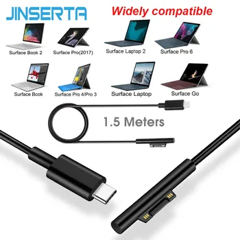 USB-C Charging Cable for Microsoft Surface Laptop Surface Book 2 Surface Pro 6/ Pro 5/Pro 4/Pro 3 6ft/1.5m Surfac
USB-C Charging Cable for Microsoft Surface Laptop Surface Book 2 Surface Pro 6/ Pro 5/Pro 4/Pro 3 6ft/1.5m Surfac