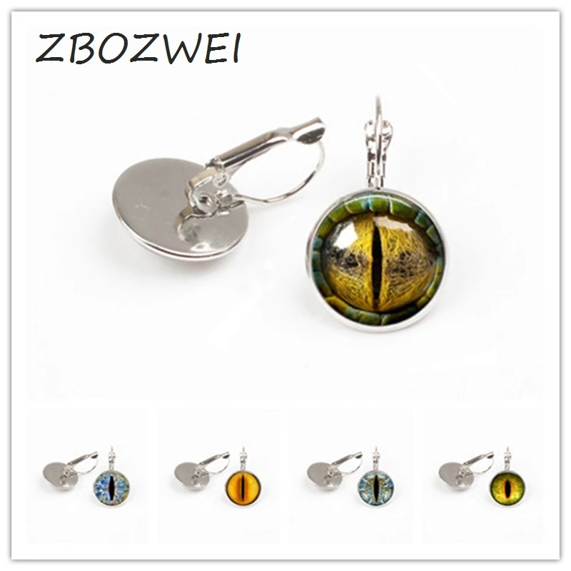 ZBOZWEI 2018 fashion Dragon Eye earring personality cat eyes color art photo Charms for Eye glass dome earring statement jewelry
ZBOZWEI 2018 fashion Dragon Eye earring personality cat eyes color art photo Charms for Eye glass dome earring statement jewelry