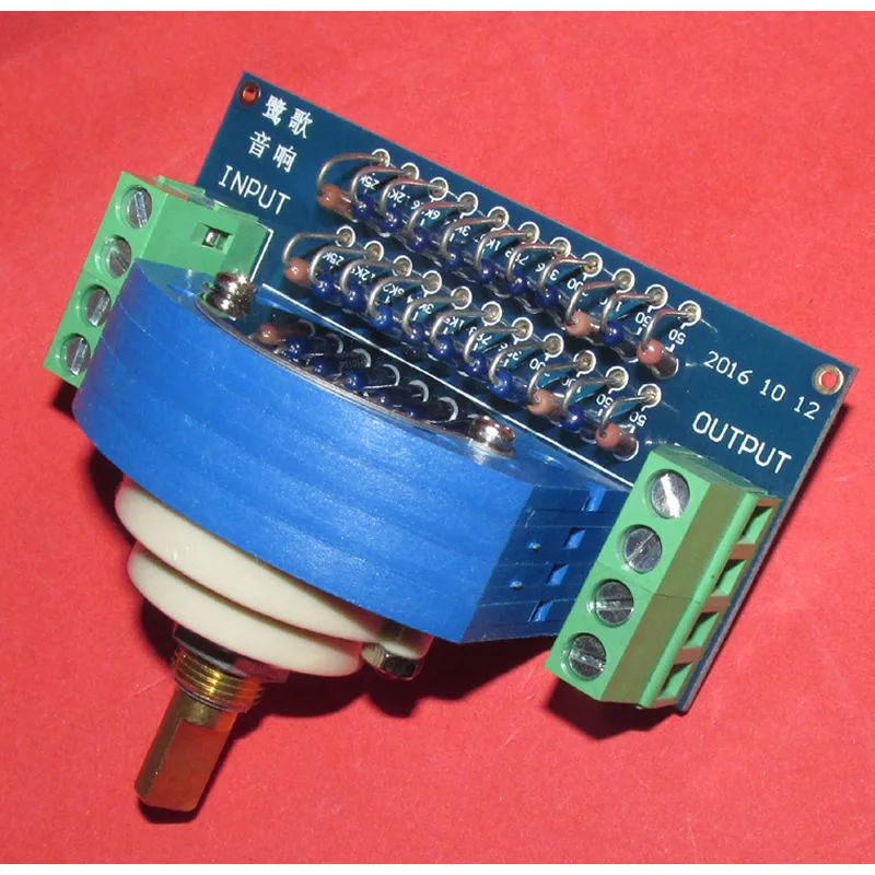 12-step stepped volume potentiometer with high-precision metal film resistor assembly, the error is much less than 1%
12-step stepped volume potentiometer with high-precision metal film resistor assembly, the error is much less than 1%