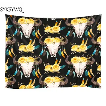 bohemia goat skull tapestry tapiz tela polyester fabric wall cloth floral indian large tapestry wall hanging
bohemia goat skull tapestry tapiz tela polyester fabric wall cloth floral indian large tapestry wall hanging