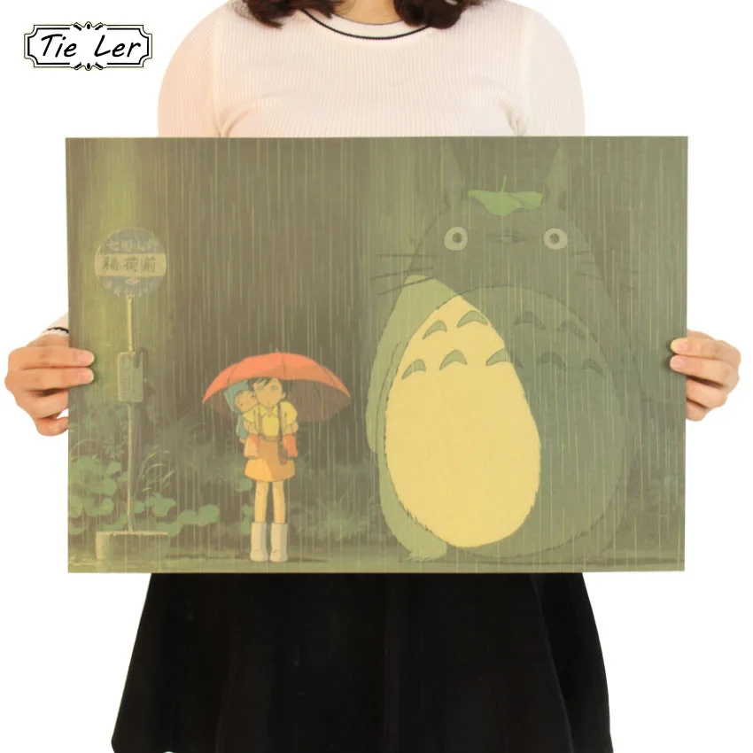 Vintage Cartoon Anime Totoro Poster Home Decor Retro Kraft Paper Wall Sticker 51.5X36cm
Vintage Cartoon Anime Totoro Poster Home Decor Retro Kraft Paper Wall Sticker 51.5X36cm