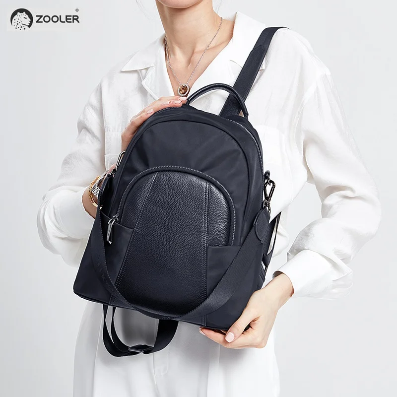 2019 fashion ZOOLER brand woman leather backpack bag cow&Nylon backpacks quality luxury bags large travel bag#HH202
2019 fashion ZOOLER brand woman leather backpack bag cow&Nylon backpacks quality luxury bags large travel bag#HH202