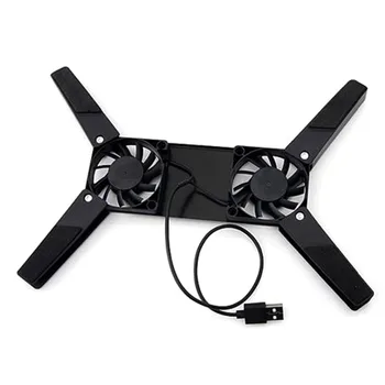 NOYOKERE High Quality Rotatable USB Fan Laptop Notebook PC 2 Fans Cooler Cooling Pad Computer Peripherals Black
NOYOKERE High Quality Rotatable USB Fan Laptop Notebook PC 2 Fans Cooler Cooling Pad Computer Peripherals Black