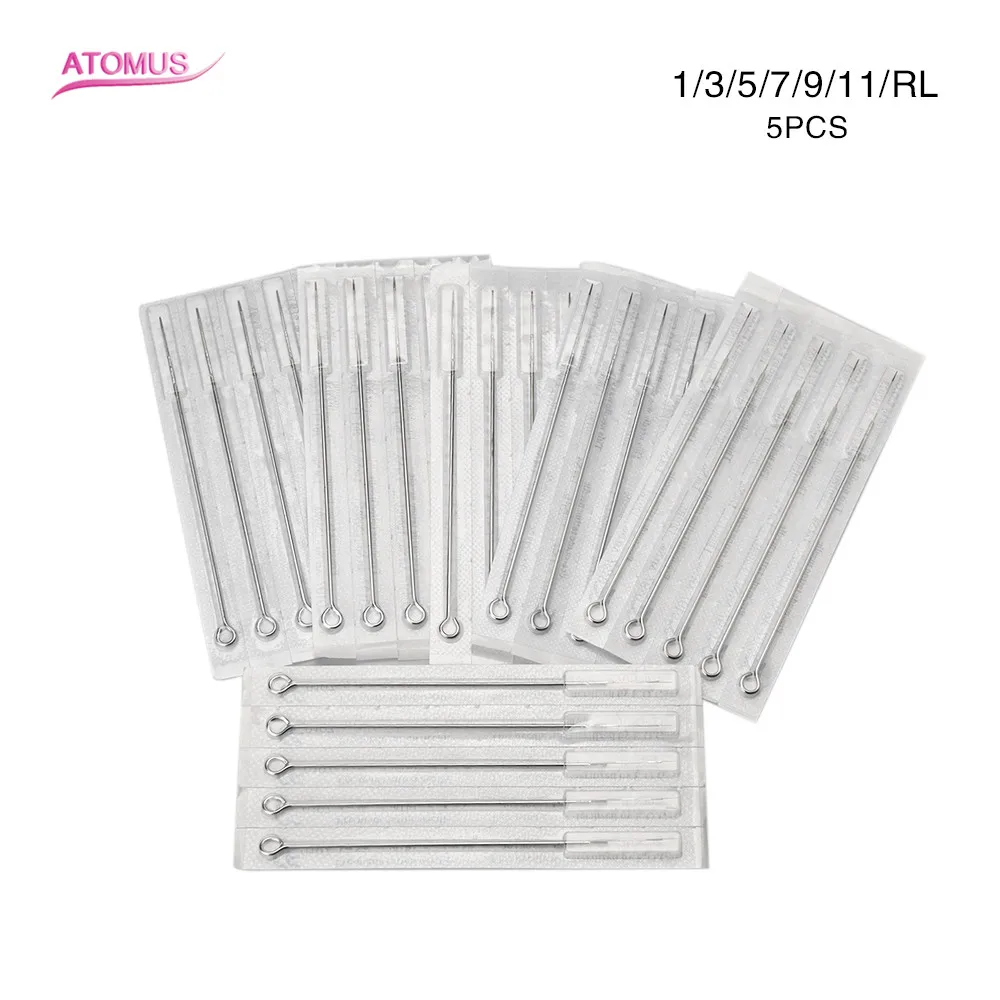 5pcs Tatto Supply Assorted Sterilized Tattoo Needles 1/3/5/7/9/11RL Free Shipping Agujas Microblading Naalden Permanent Makeup
5pcs Tatto Supply Assorted Sterilized Tattoo Needles 1/3/5/7/9/11RL Free Shipping Agujas Microblading Naalden Permanent Makeup