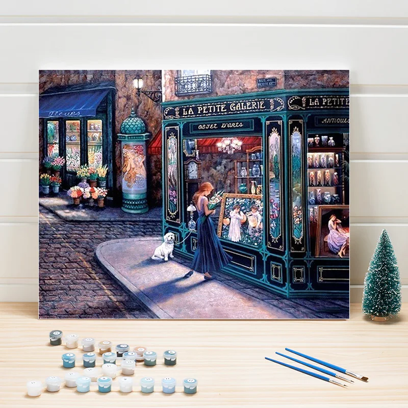 Paint Painting By Number City Street Scenery Shop Woman Wall Pictures For Living Room Canvas Acrylic Color Art Adults Draw Kits
Paint Painting By Number City Street Scenery Shop Woman Wall Pictures For Living Room Canvas Acrylic Color Art Adults Draw Kits