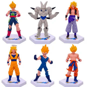 12.5CM Dragon Ball Super Saiyan Son Goku Saiyan Figurine Dolls Toys PVC Action Figure Collection Model Toy 6 Pcs/set H533
12.5CM Dragon Ball Super Saiyan Son Goku Saiyan Figurine Dolls Toys PVC Action Figure Collection Model Toy 6 Pcs/set H533