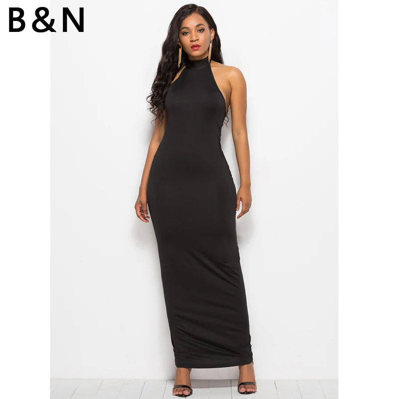 S-XL Super Long Dress Floor Sheath Evening Night Dress Gown Sexy Fashion Halter Zip Backless Summer Dress Sundress Women Cloth 
S-XL Super Long Dress Floor Sheath Evening Night Dress Gown Sexy Fashion Halter Zip Backless Summer Dress Sundress Women Cloth