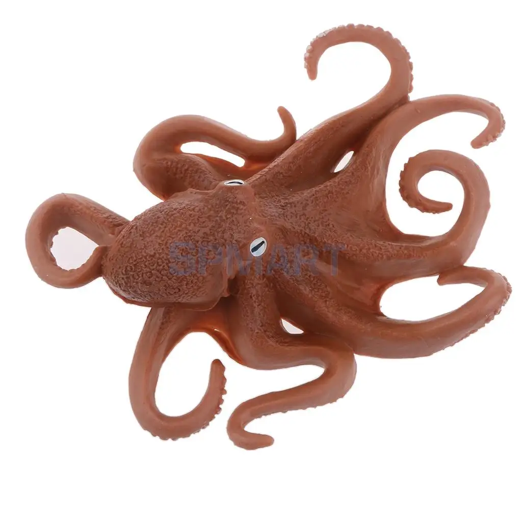 Animals Figure Toys Farm/Jungle/Sea Octopus Animals Model Aquarium Toys Realistic Wild Pastic Figurine Kid Educational Toy