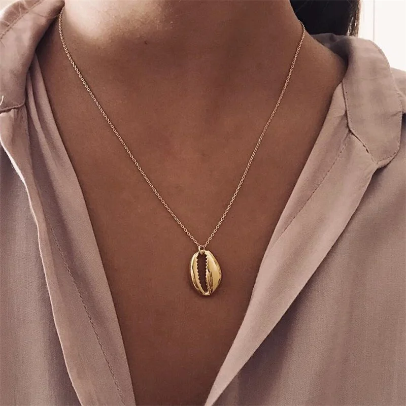 SMJEL Sea Shell Chokers Necklace for Women Summer Gold Shell Jewelry Simple Cowrie Statement Necklace for Girls kolye Jewellery
SMJEL Sea Shell Chokers Necklace for Women Summer Gold Shell Jewelry Simple Cowrie Statement Necklace for Girls kolye Jewellery