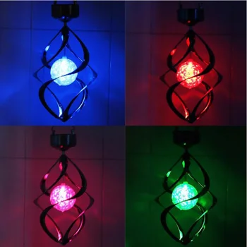 Solar Power LED Garden light Wind Chime Moving Rotating Hanging Lighting Lamp RGB Color changing for Garden, Tree ,Yard,Park
Solar Power LED Garden light Wind Chime Moving Rotating Hanging Lighting Lamp RGB Color changing for Garden, Tree ,Yard,Park