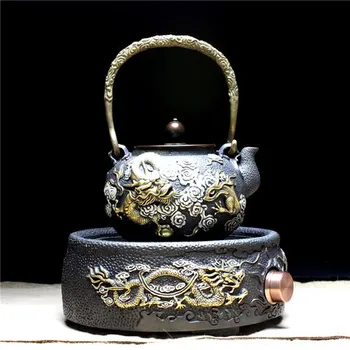 1300ml 1.4L Cast iron Teapot Pig iron Tea Pot Boiled Tea iron Kettle Kung Fu Tea health Iron Pot Oxidized Uncoated Free Shipping
1300ml 1.4L Cast iron Teapot Pig iron Tea Pot Boiled Tea iron Kettle Kung Fu Tea health Iron Pot Oxidized Uncoated Free Shipping