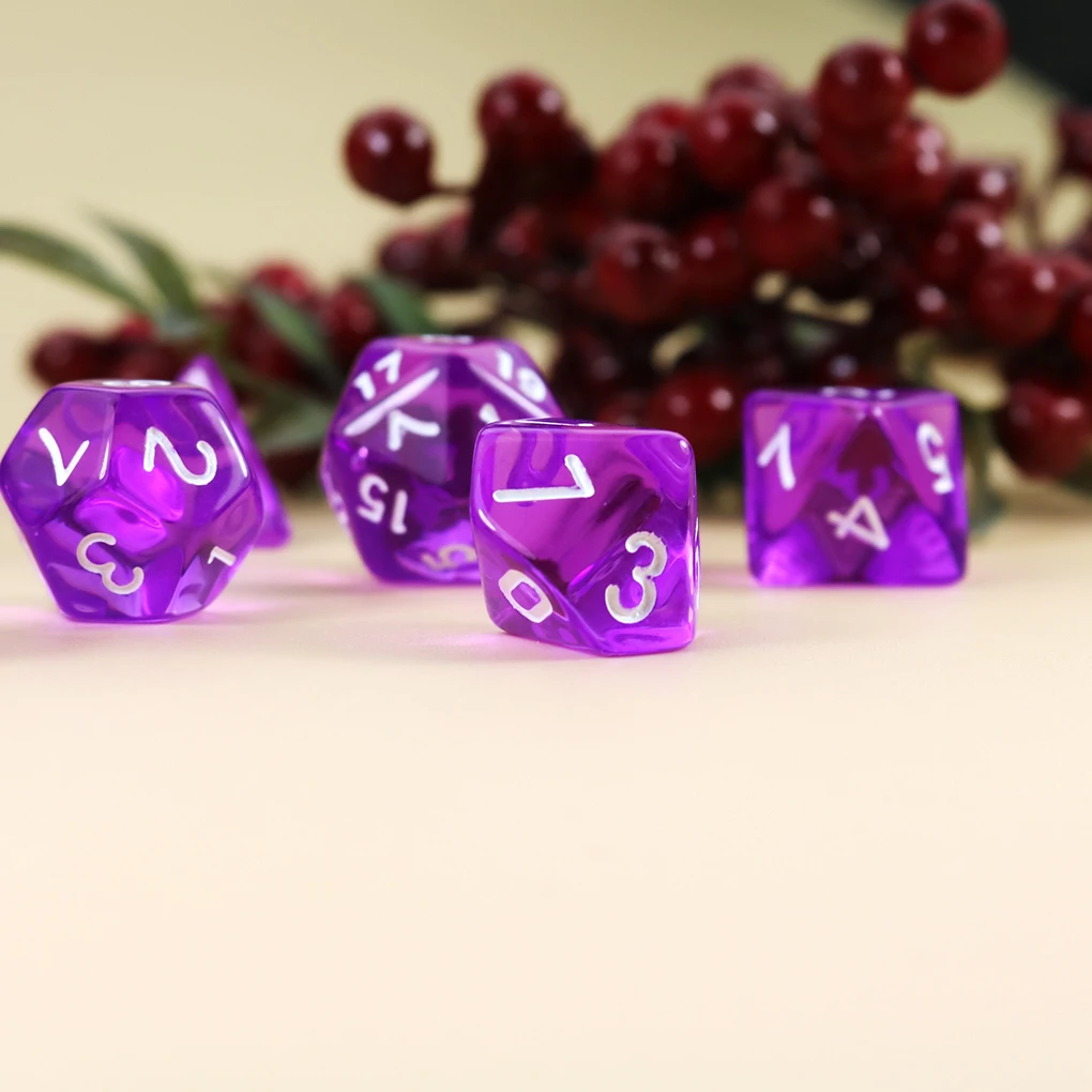 7pc/set twenty-sided Transparent Crystal Dice Set D4,d6,d8,d10,d10%,d12,d20 for Board Game rpg
7pc/set twenty-sided Transparent Crystal Dice Set D4,d6,d8,d10,d10%,d12,d20 for Board Game rpg