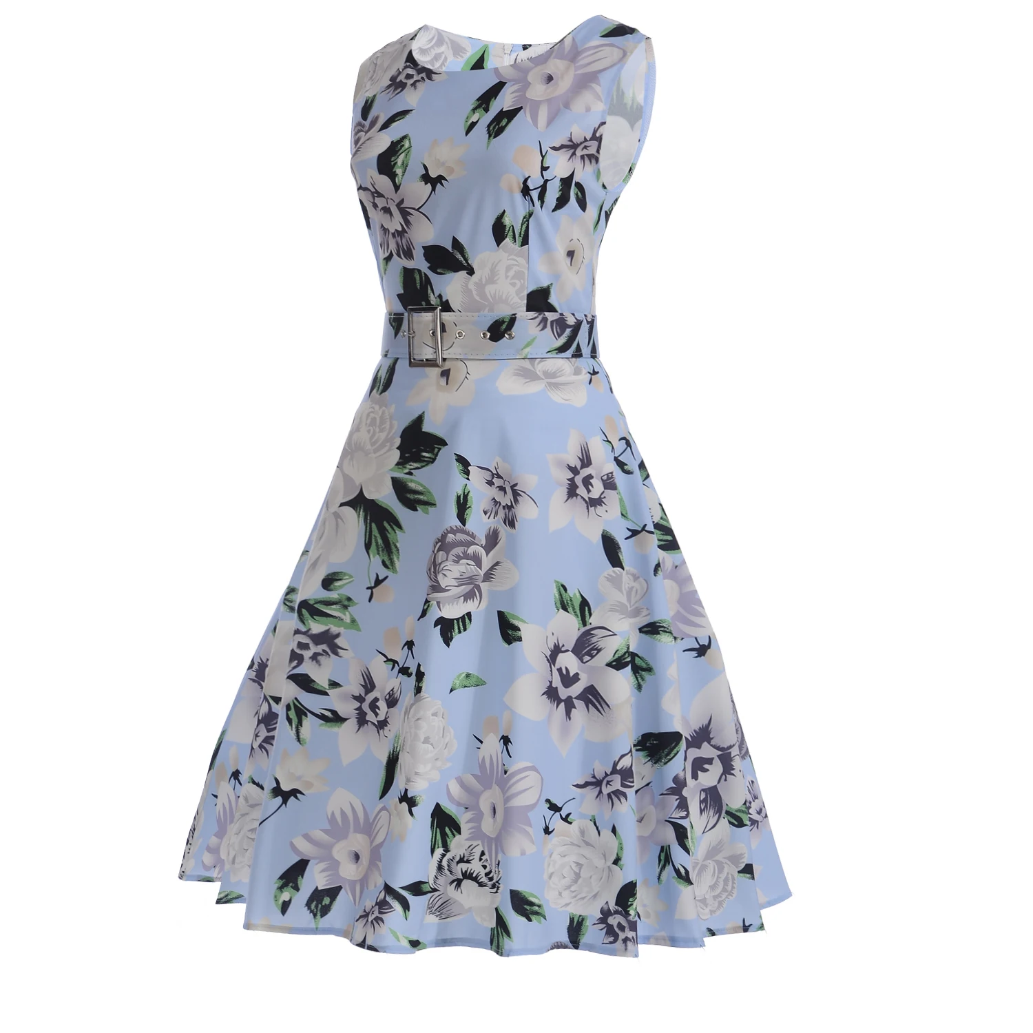 Robe Pin up Rockabilly Dress Summer 2019 Fashion Sleeveless Tank Floral Print Women Robe Vintage Dresses 50s 60s Cute Dress Girl
Robe Pin up Rockabilly Dress Summer 2019 Fashion Sleeveless Tank Floral Print Women Robe Vintage Dresses 50s 60s Cute Dress Girl