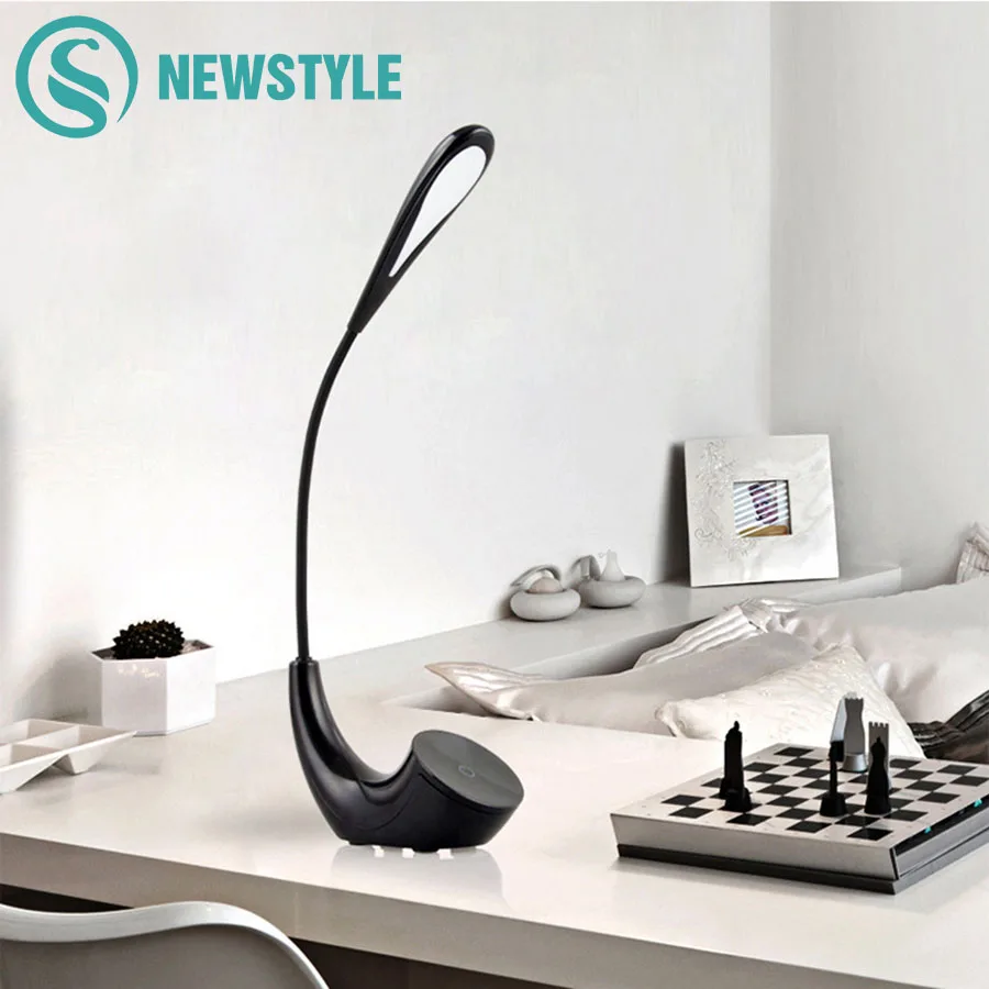 3 Modes Desk lamp USB LED Table Lamp Flexible With Touch Switch Bed Reading Book Light | Лампы и освещение