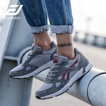 Retro Men Running Shoes Men's Sneakers Walking Shoes For Outdoor Sport Man Shoes Leather Breathable Mesh Training Sports Shoes
Retro Men Running Shoes Men's Sneakers Walking Shoes For Outdoor Sport Man Shoes Leather Breathable Mesh Training Sports Shoes