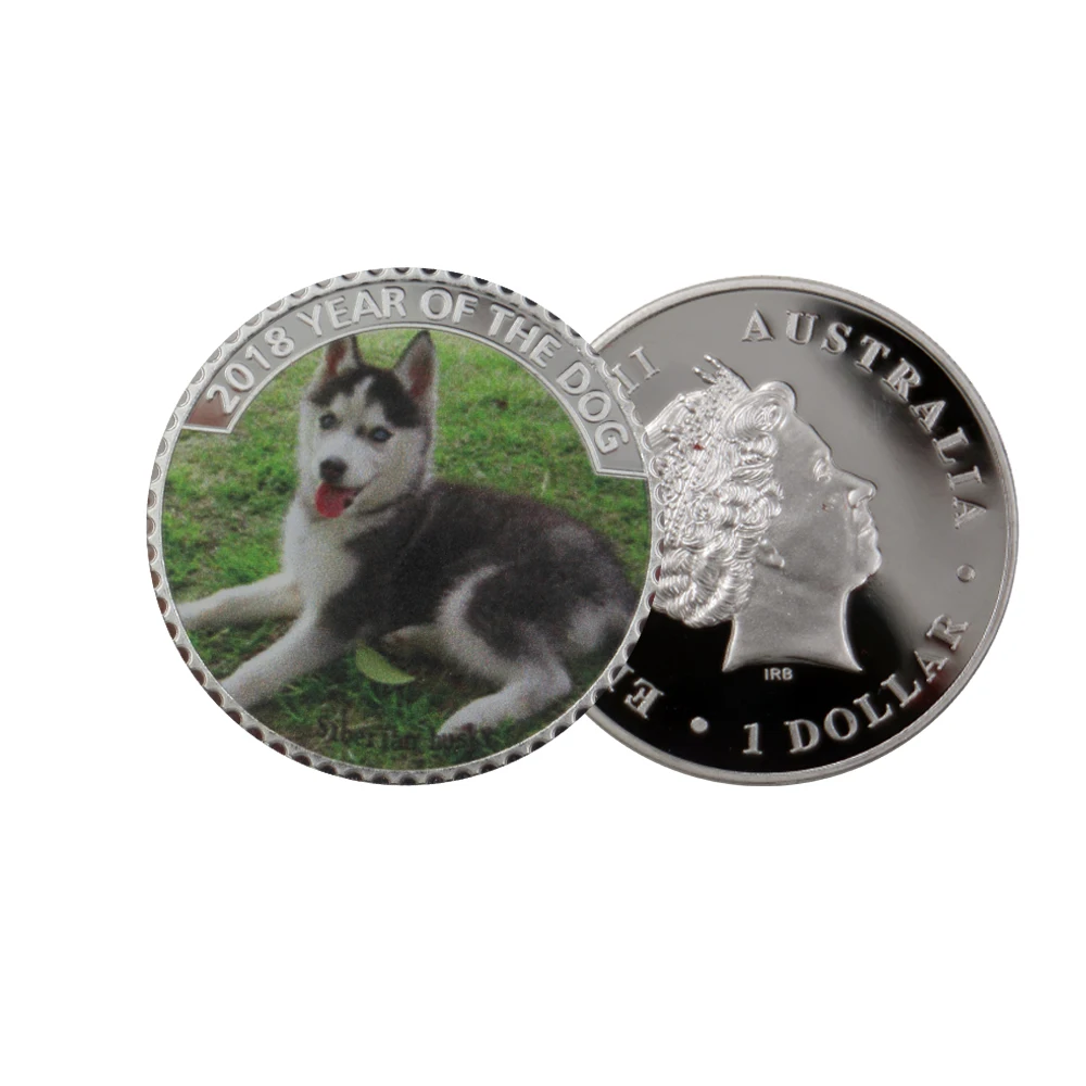 2018 year of the dog silver coin 999.9 silver plated cute animal metal coins art ornament worth collection
2018 year of the dog silver coin 999.9 silver plated cute animal metal coins art ornament worth collection