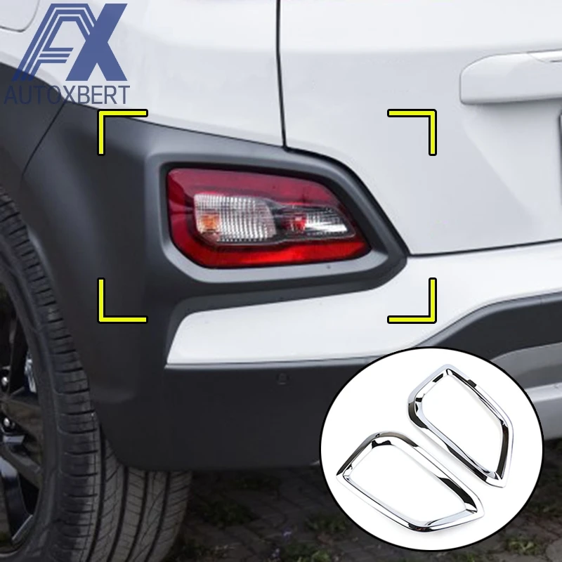 AX Chrome Rear Tail Fog Light Lamp Cover Foglight Molding Trim Surround Decoration For Hyundai Kona Encino Kauai 2017 2018 2019
AX Chrome Rear Tail Fog Light Lamp Cover Foglight Molding Trim Surround Decoration For Hyundai Kona Encino Kauai 2017 2018 2019