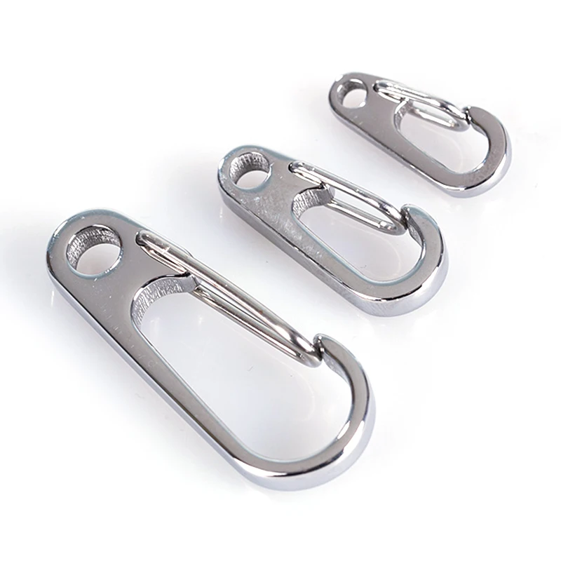 2Pcs Multi-Purpose Spring Snap Hook Quick Hook Chain Fastener Hook Carabiner 316 Stainless Steel Hiking Camping Never Not rusty
2Pcs Multi-Purpose Spring Snap Hook Quick Hook Chain Fastener Hook Carabiner 316 Stainless Steel Hiking Camping Never Not rusty