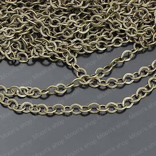 Wholesale Width 1.5mm/2mm/2.8mm/3mm/5.5mm Antique Bronze Iron / Copper Flat Soldered Link Chains 5 Meter (JM2757)
Wholesale Width 1.5mm/2mm/2.8mm/3mm/5.5mm Antique Bronze Iron / Copper Flat Soldered Link Chains 5 Meter (JM2757)