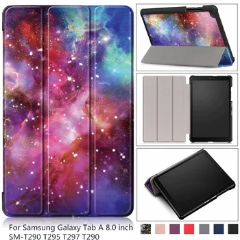 Ultra Slim Magnetic PU Leather Stand Cover for Samsung Galaxy Tab A 8.0 SM-T290 T295 T297 8.0'New Tablet Funda Capa Case + film
Ultra Slim Magnetic PU Leather Stand Cover for Samsung Galaxy Tab A 8.0 SM-T290 T295 T297 8.0'New Tablet Funda Capa Case + film