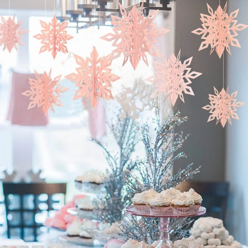 6Pcs Snowflakes Christmas 3D Plastic Glitter Fake Snow Ornaments Christmas Tree Pendant Party Christmas Decoration for Home
6Pcs Snowflakes Christmas 3D Plastic Glitter Fake Snow Ornaments Christmas Tree Pendant Party Christmas Decoration for Home