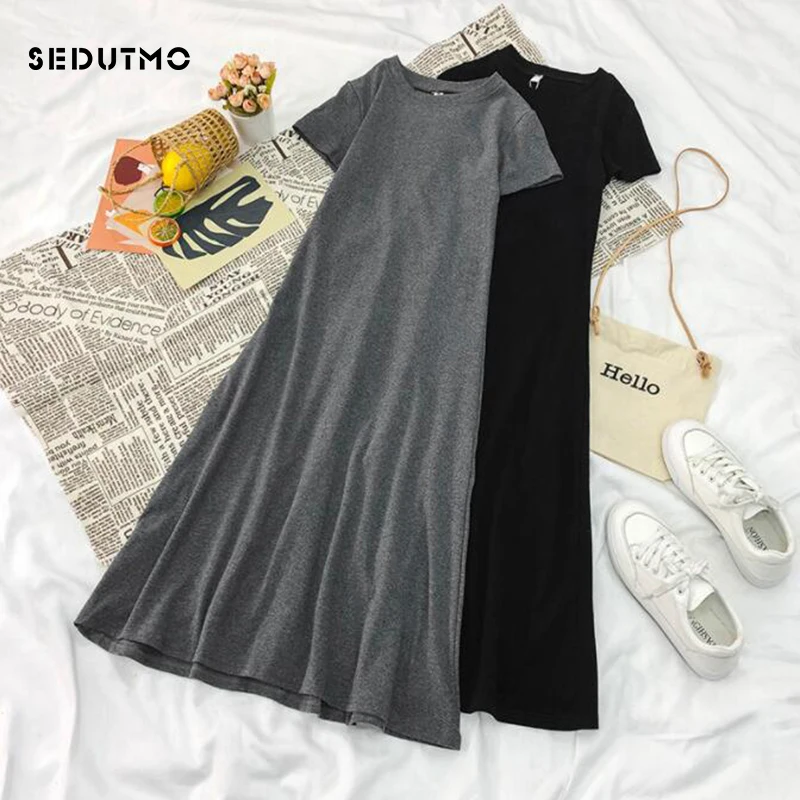 SEDUTMO Summer Tunic Dress Women Casual Basic Dresses Spring Slim Black Sexy Short Sleeve Party Dress ED796
SEDUTMO Summer Tunic Dress Women Casual Basic Dresses Spring Slim Black Sexy Short Sleeve Party Dress ED796