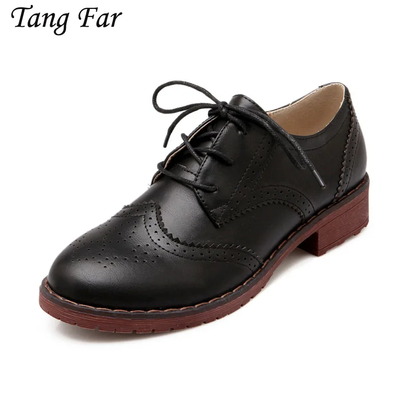 Women Oxford Brogue Shoes Vintage PU Leather Womens Oxfords Brogues Flat Shoes Big Size Handmade Casual Sneakers
Women Oxford Brogue Shoes Vintage PU Leather Womens Oxfords Brogues Flat Shoes Big Size Handmade Casual Sneakers
