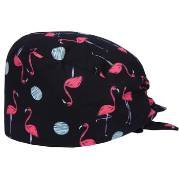 Flamingo Surgical Hat Scrub Cap Medical Nurse Women Men Black Chemo Pet Protection Work Hats 100% Cotton Tieback Skull Hat New
Flamingo Surgical Hat Scrub Cap Medical Nurse Women Men Black Chemo Pet Protection Work Hats 100% Cotton Tieback Skull Hat New